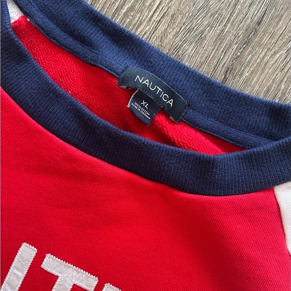 Girls Nautica Logo Crewneck Sweatshirt - Picture 4 of 4